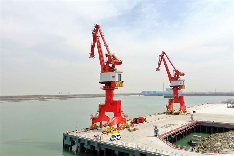 奮進“春天里” | 衛華多系列港機產品硬核發力通州灣新出海口建設！